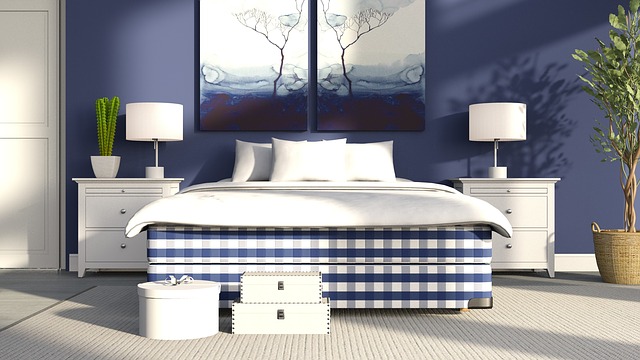 Indigo Bedroom color design