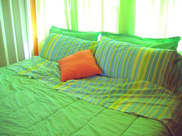 mint-green bedroom 